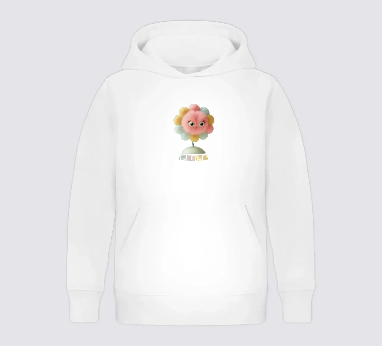 fühl mich frühling felpa bambino con cappuccio da fummelhummel