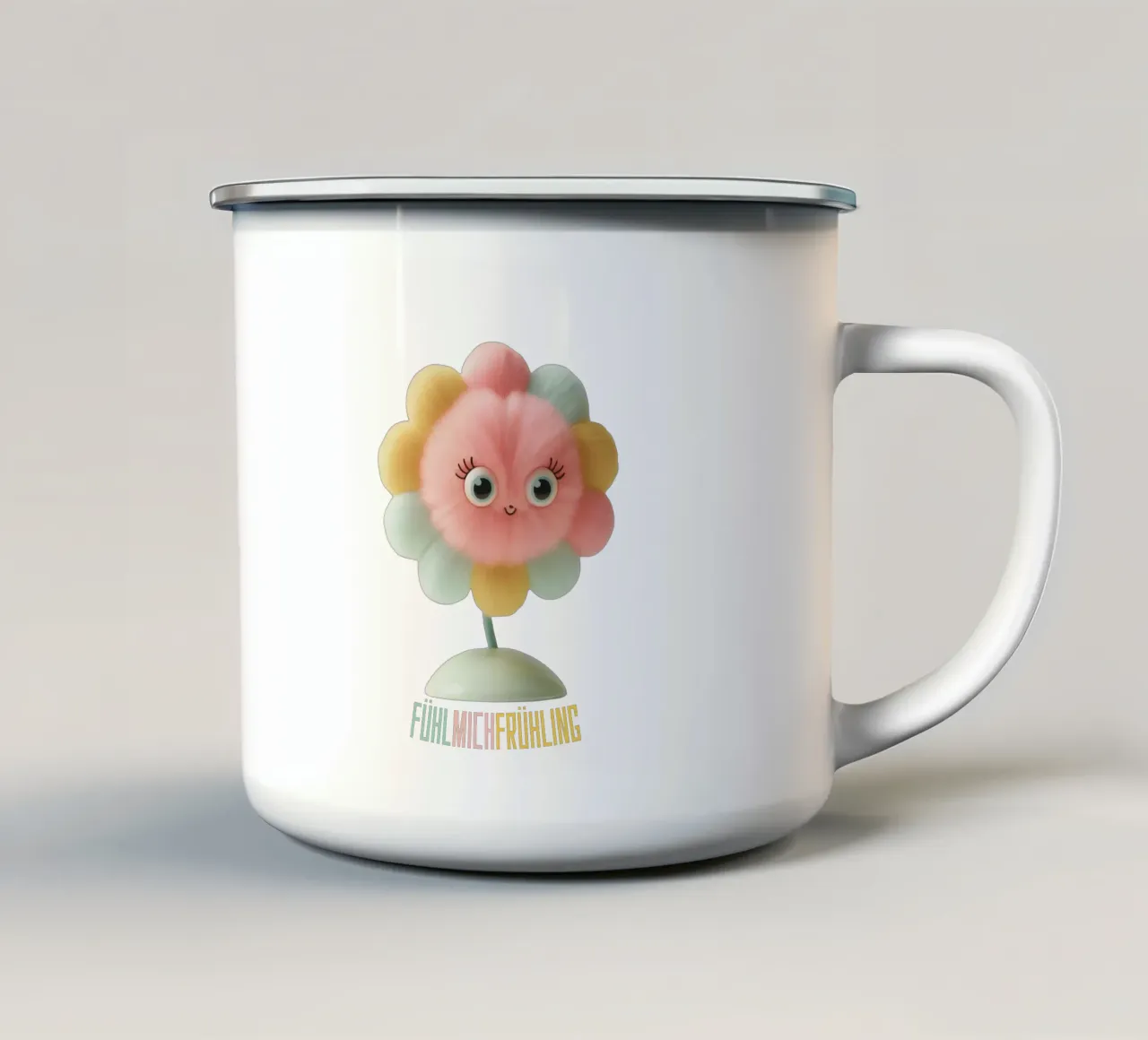 fühl mich frühling tazza in smalto da fummelhummel