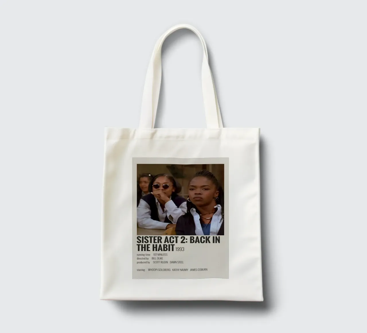 SISTER ACT 2 BACK IN THE HABIT 1993 borsa in juta da MVFminimalist