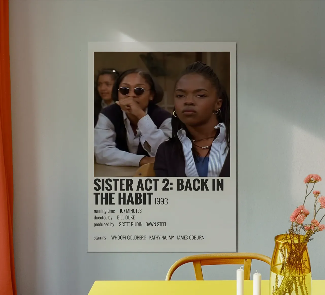 SISTER ACT 2 BACK IN THE HABIT 1993 carta hahnemühle da MVFminimalist