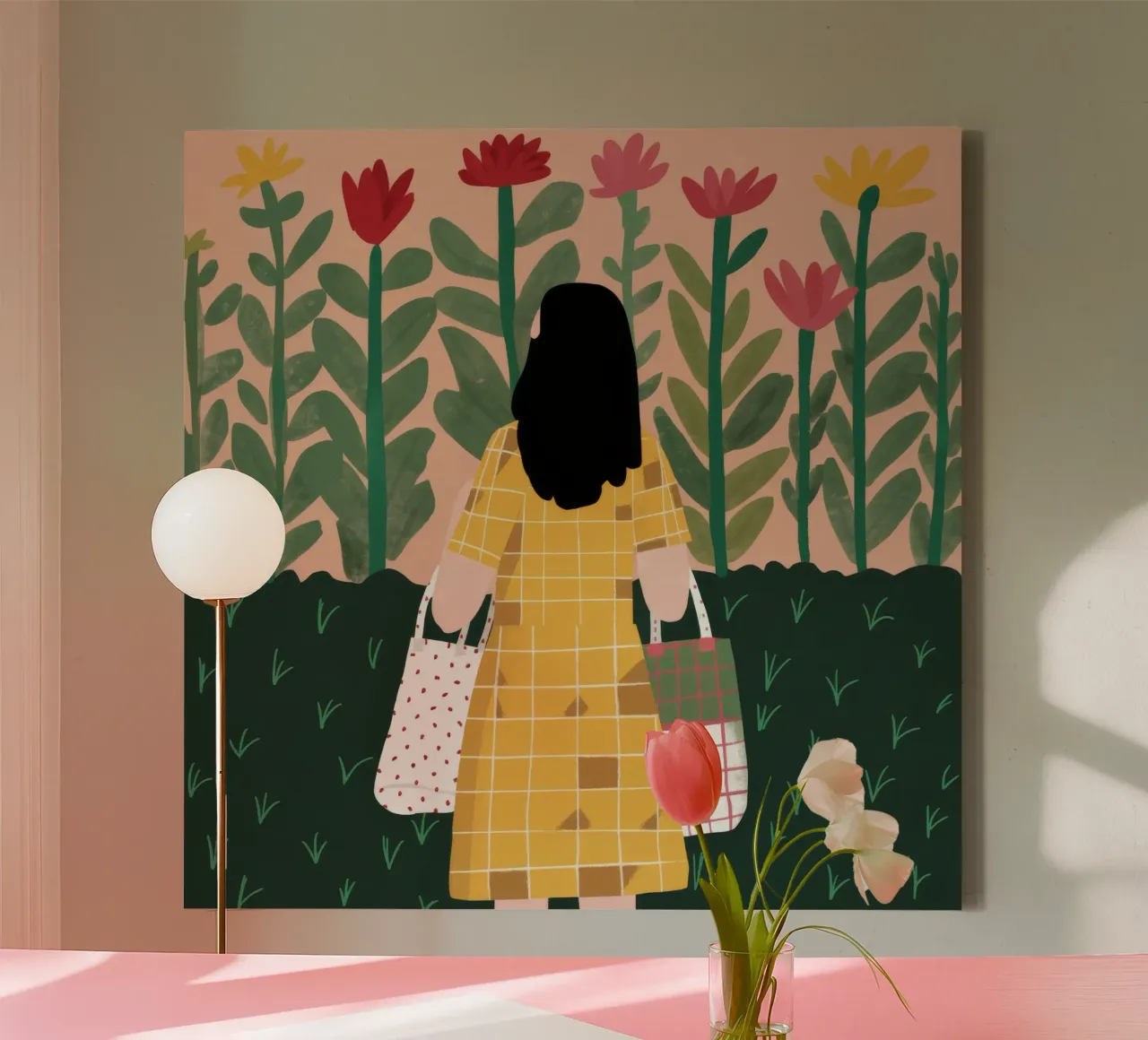 Garden Path Stroll canvas by Peak Delusion