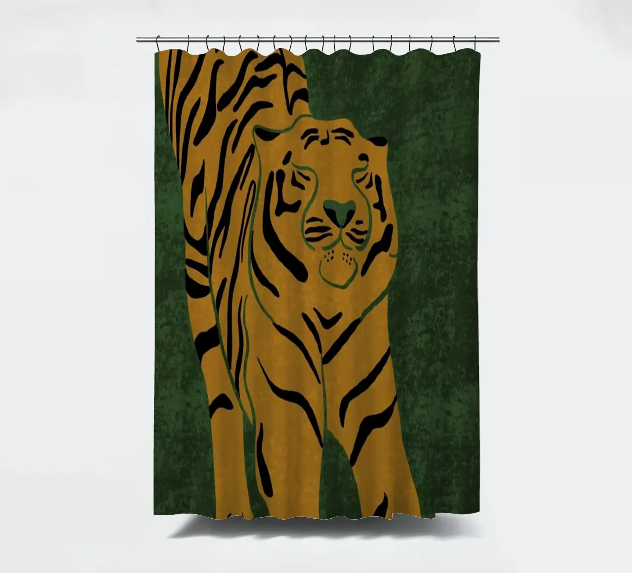 Tiger Doesn T Lose Sleep shower curtain by Be Mart
