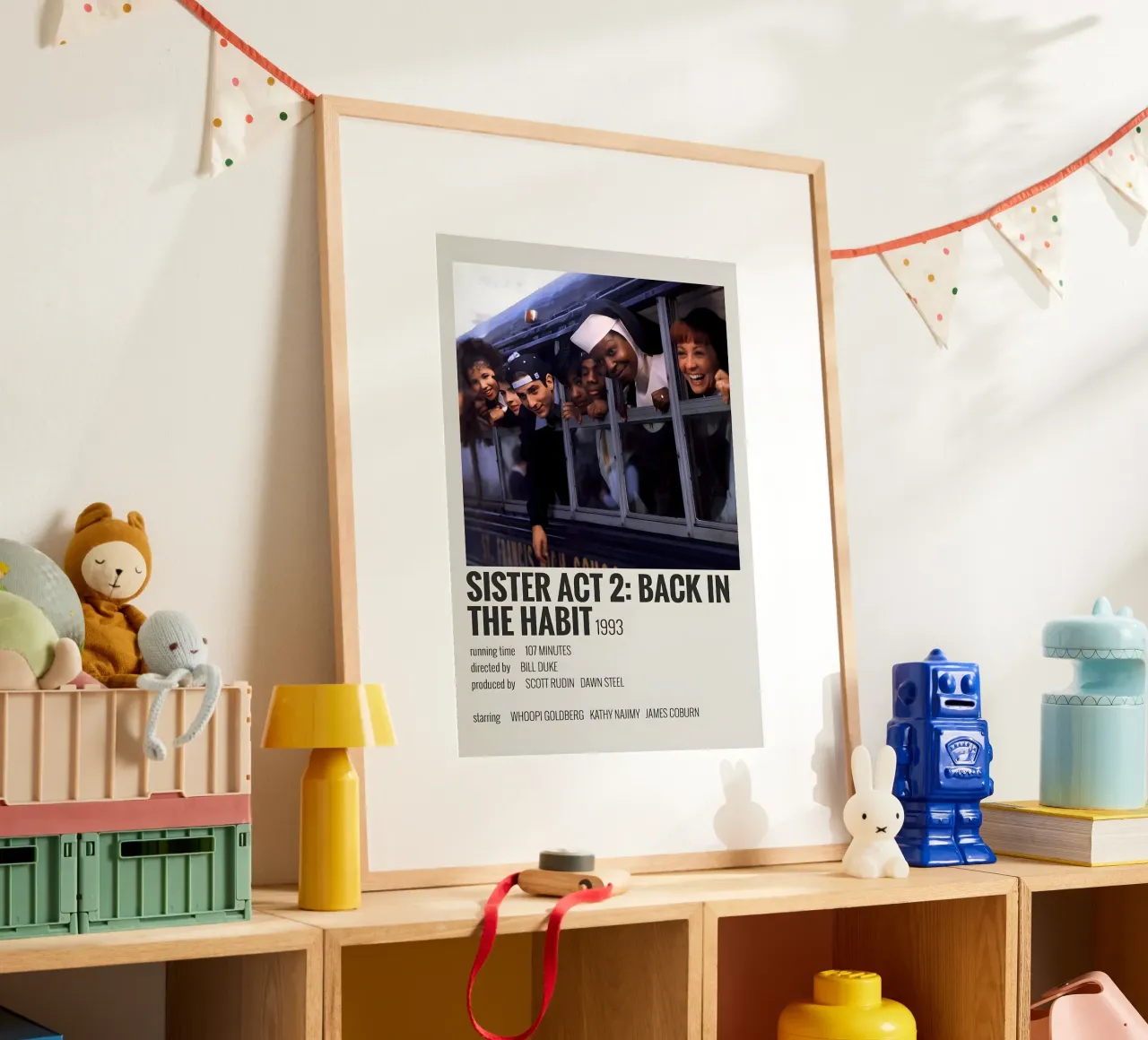 SISTER ACT 2 BACK IN THE HABIT 1993 poster da MVFminimalist