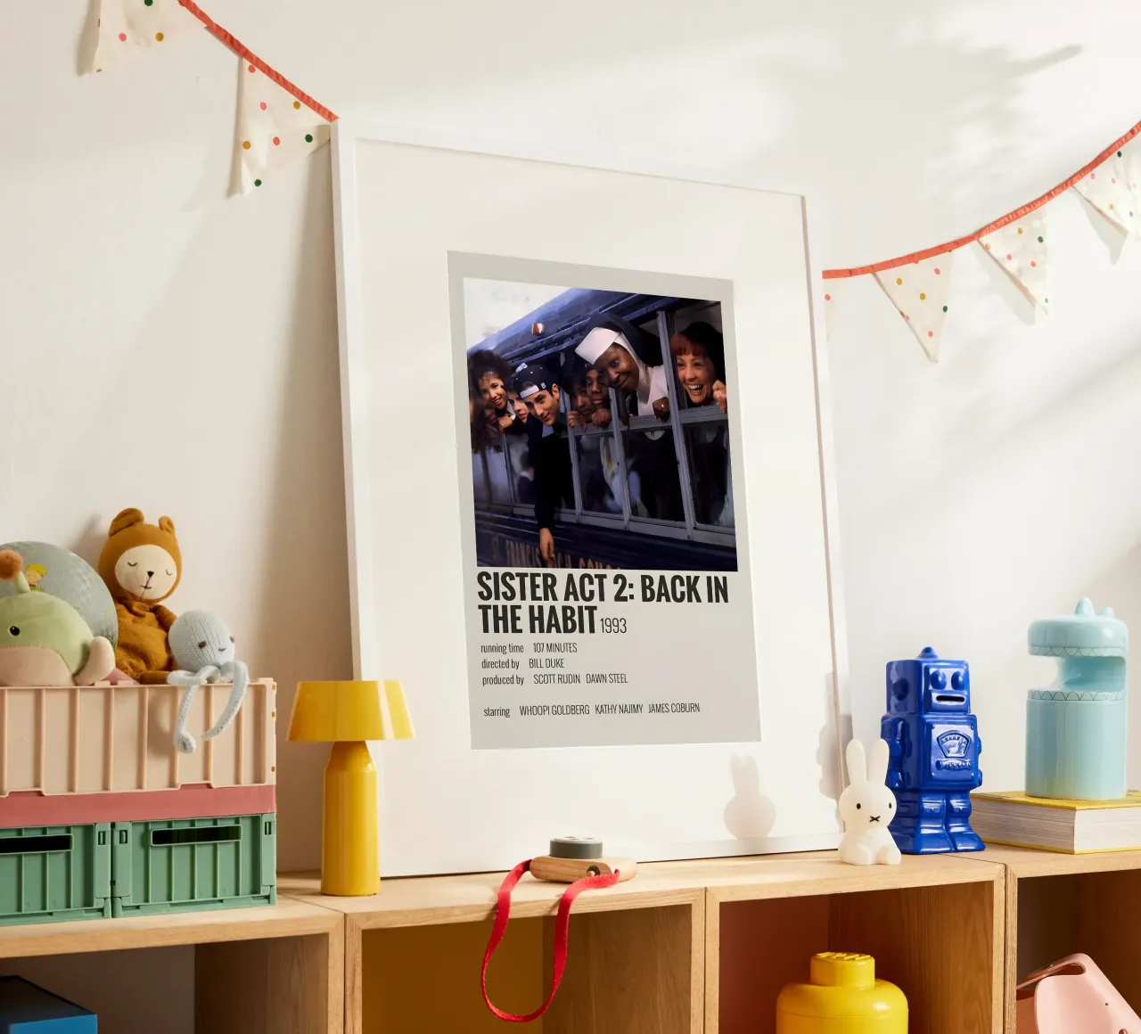 SISTER ACT 2 BACK IN THE HABIT 1993 poster da MVFminimalist