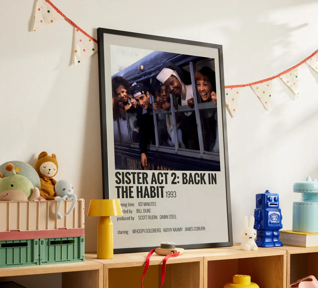 SISTER ACT 2 BACK IN THE HABIT 1993 poster da MVFminimalist