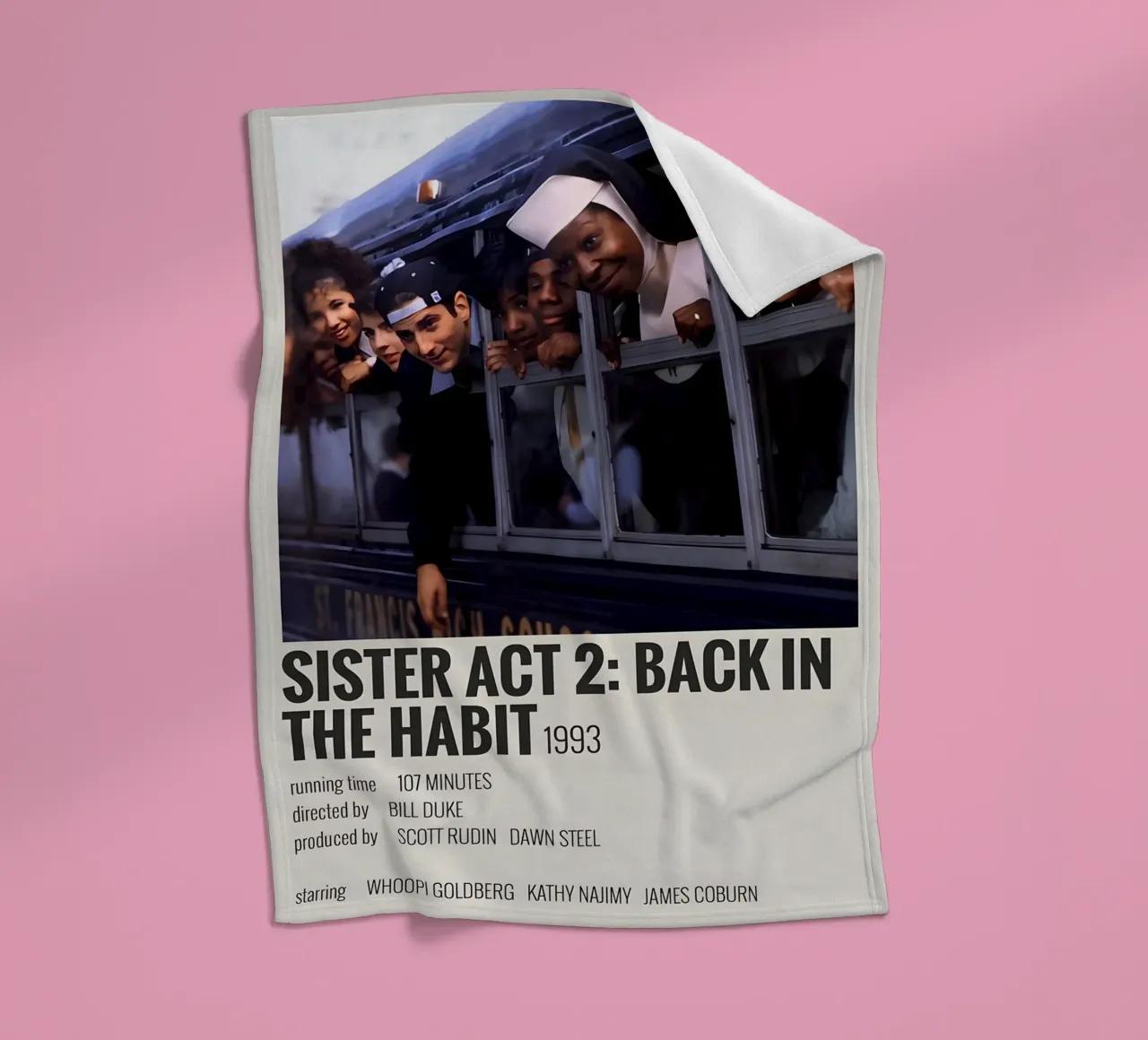 SISTER ACT 2 BACK IN THE HABIT 1993 coperta in pile da MVFminimalist