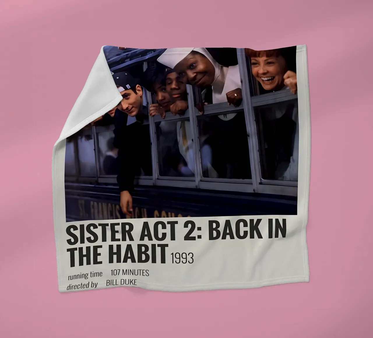 SISTER ACT 2 BACK IN THE HABIT 1993 coperta in pile da MVFminimalist