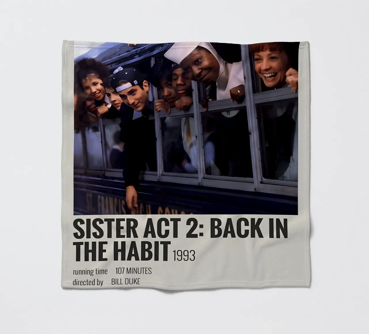 SISTER ACT 2 BACK IN THE HABIT 1993 coperta in pile da MVFminimalist