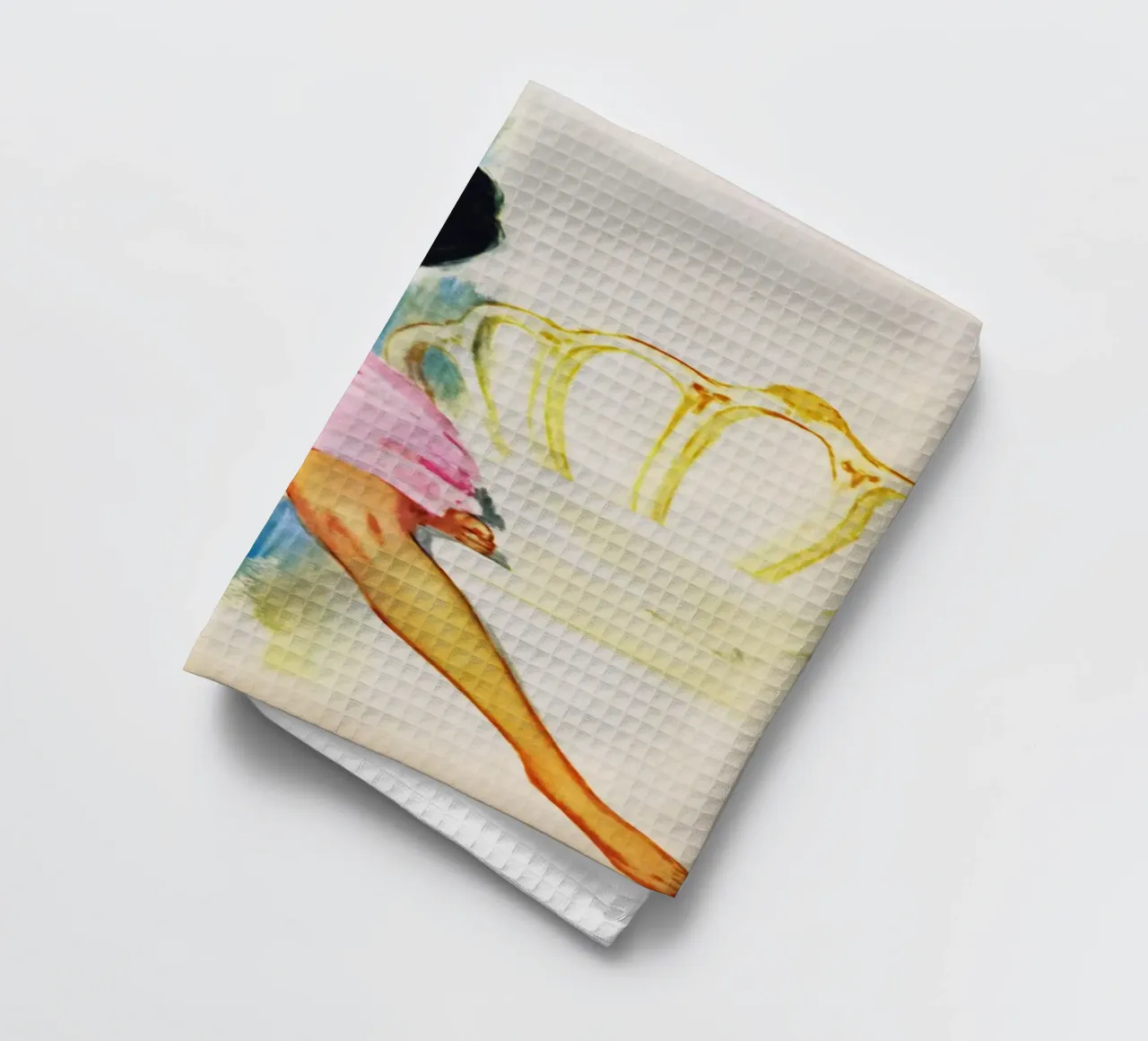 Lieveheersbeestjes op het bed theedoek van Vintage Beauties