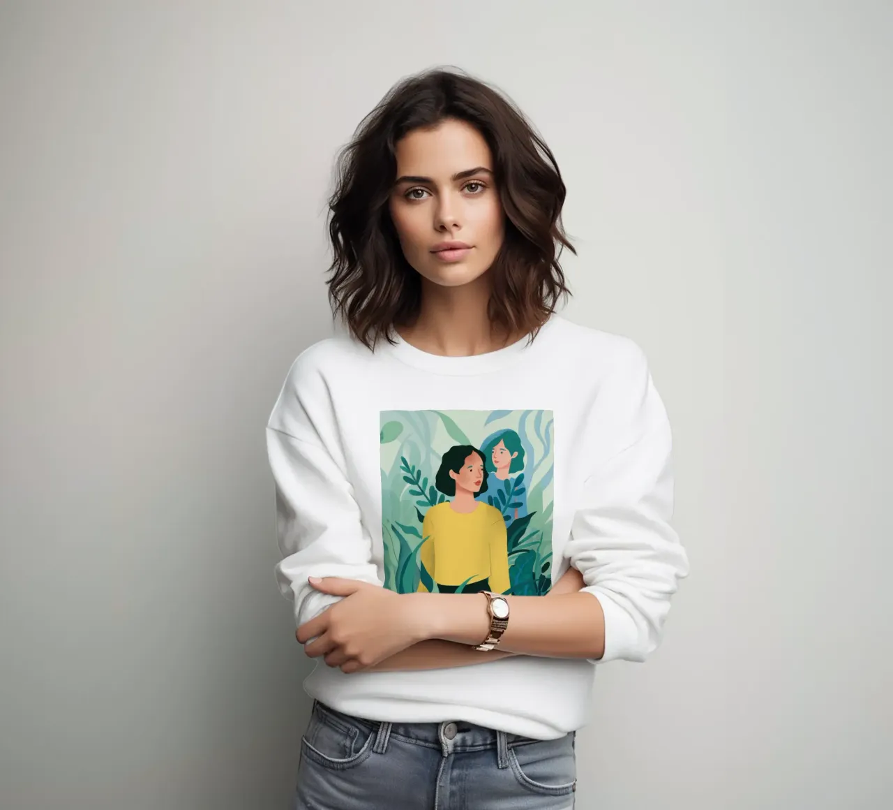 Pensieri sul maglione giallo felpa da Peak Delusion