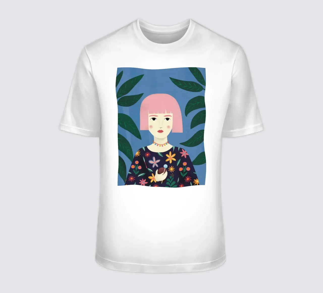Pink Bob Poise t-shirt by Peak Delusion