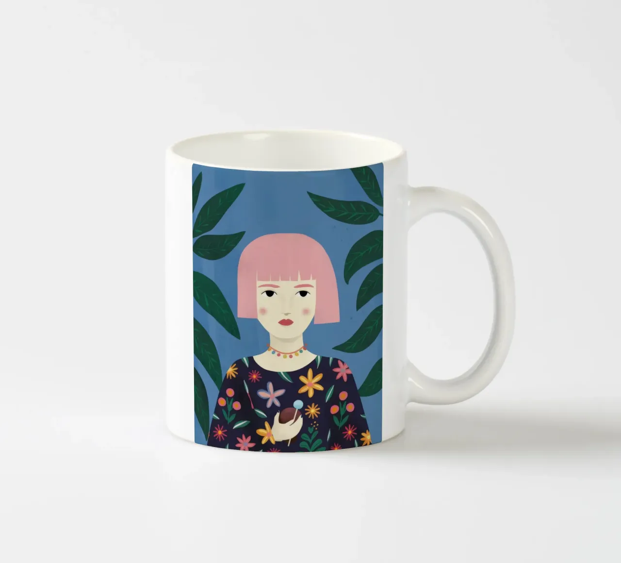 Pink Bob Poise tazza in ceramica da Peak Delusion