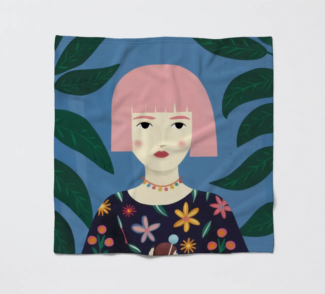 Pink Bob Poise coperta in pile da Peak Delusion