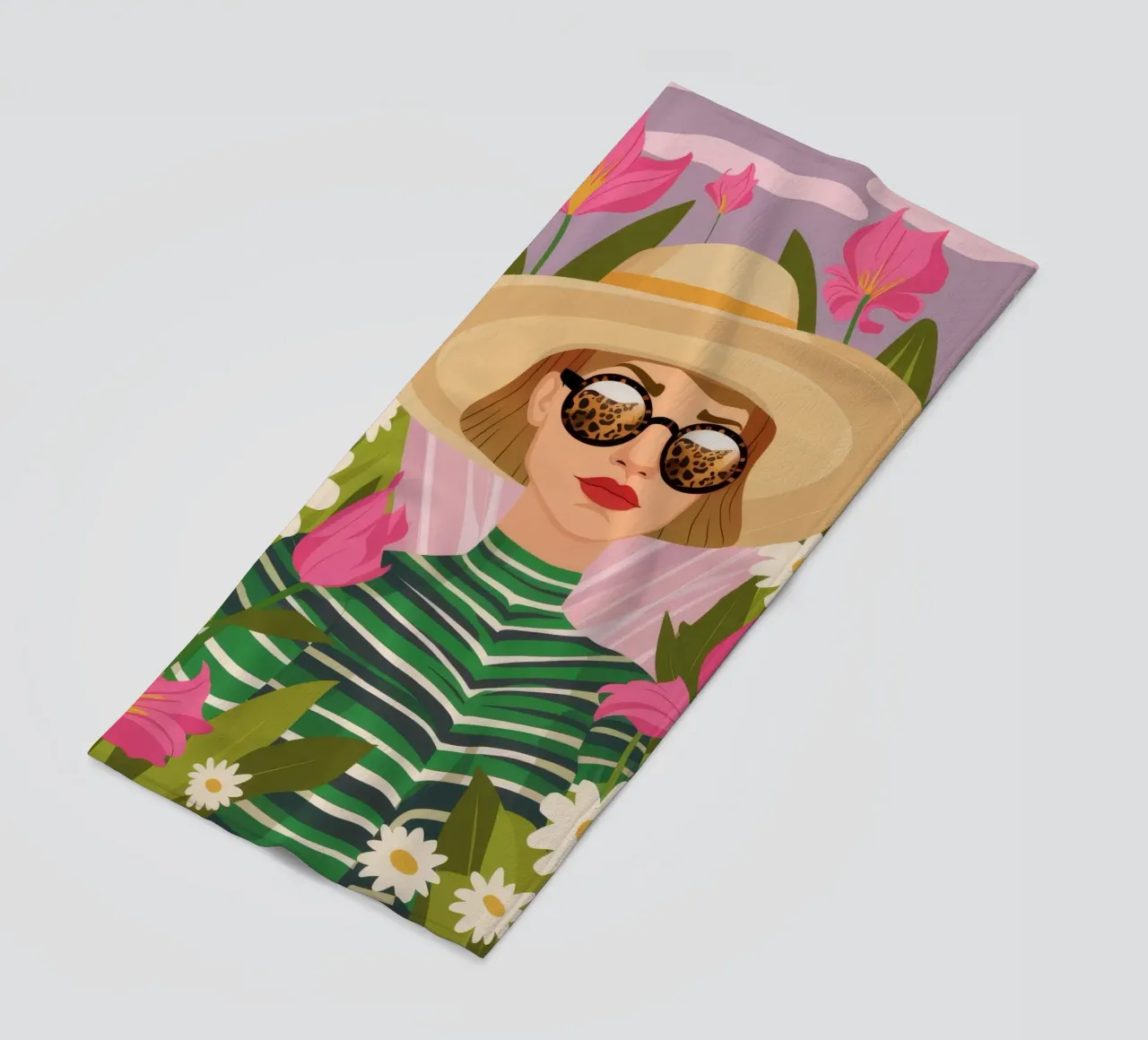 Cappello a margherita chic telo mare da Peak Delusion