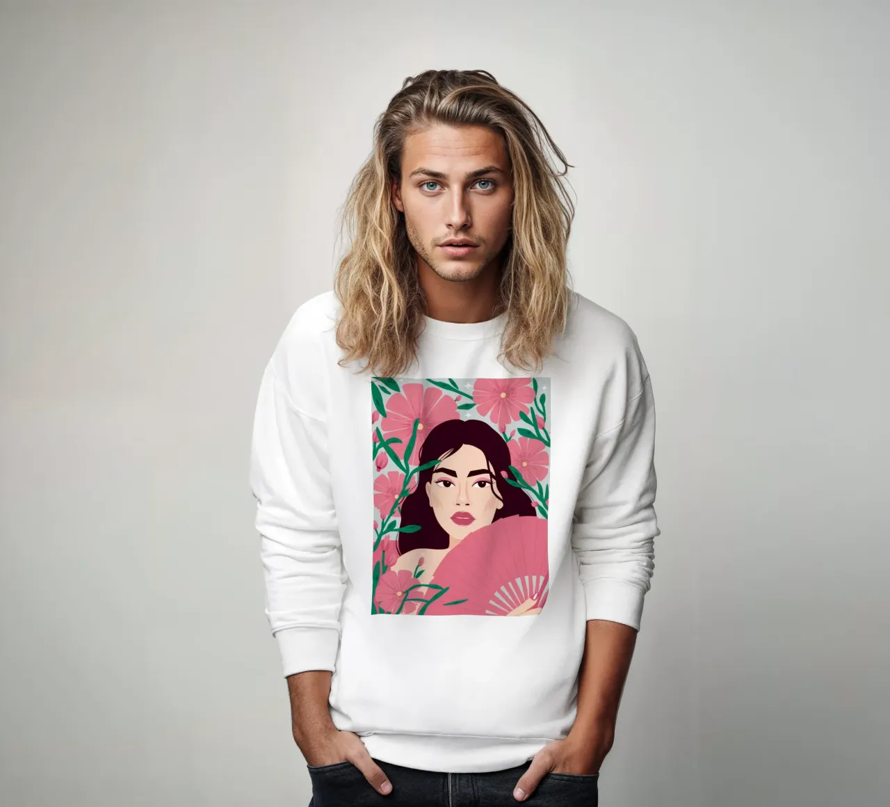 Dramma dei fan rosa felpa da Peak Delusion