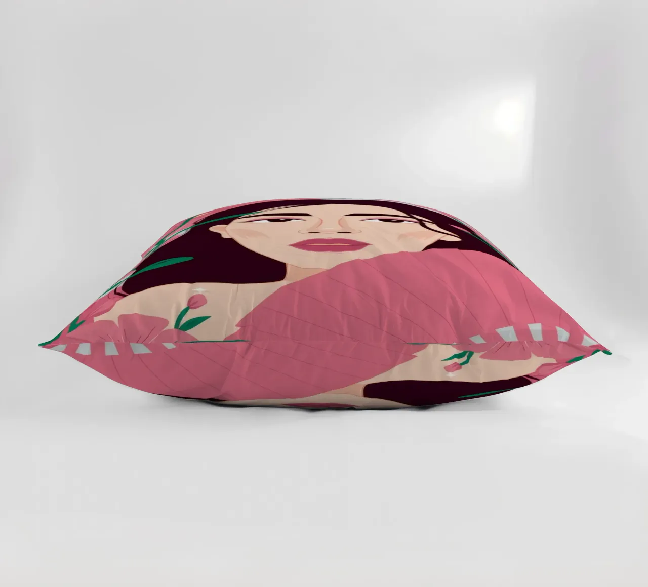 Dramma dei fan rosa cuscino da Peak Delusion