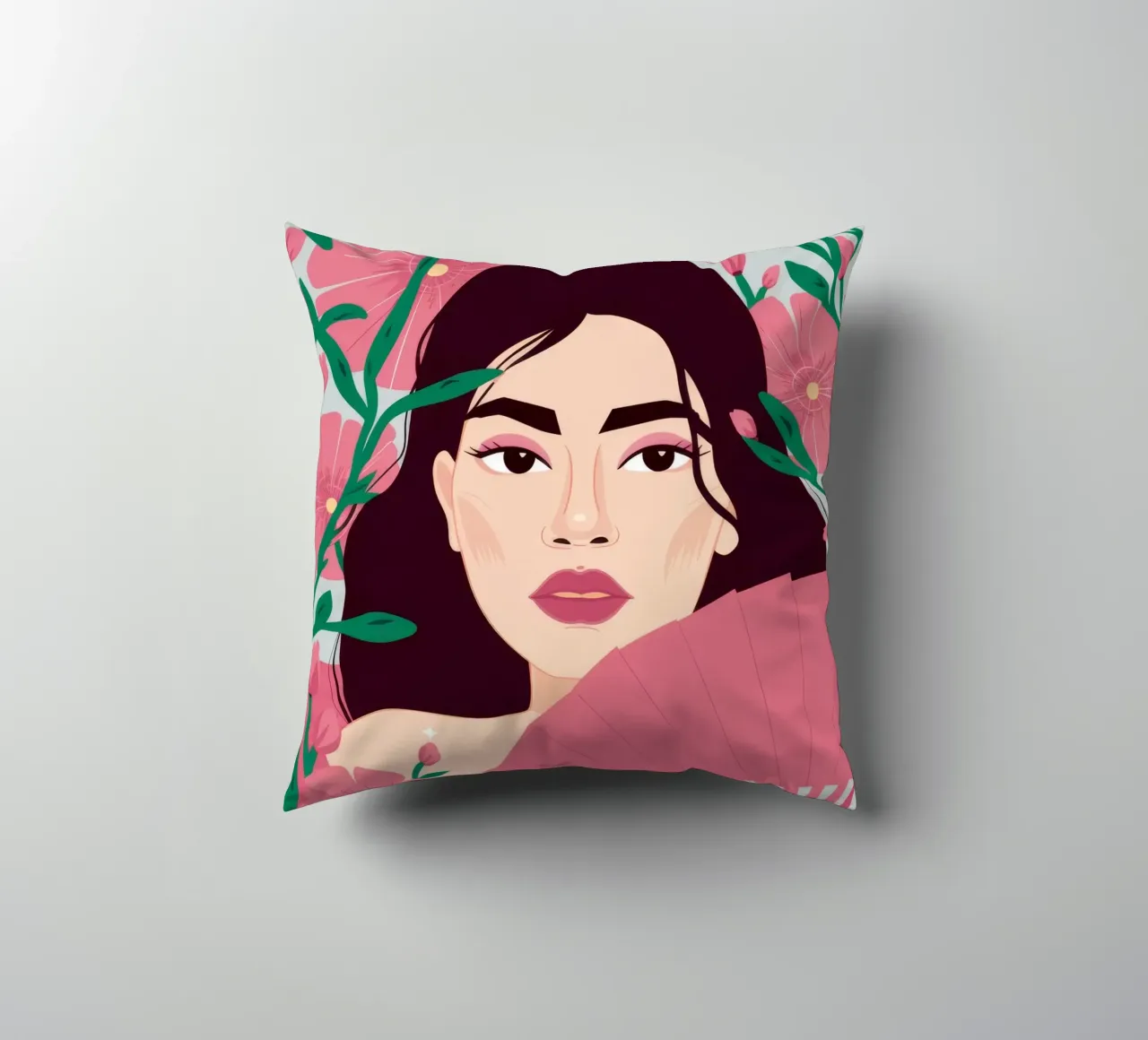 Dramma dei fan rosa cuscino da Peak Delusion