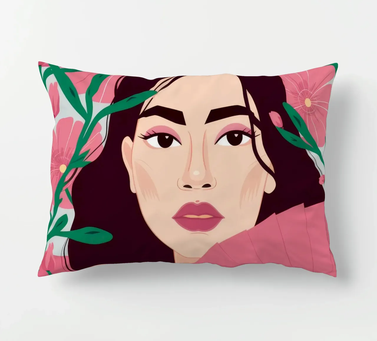 Dramma dei fan rosa cuscino da Peak Delusion