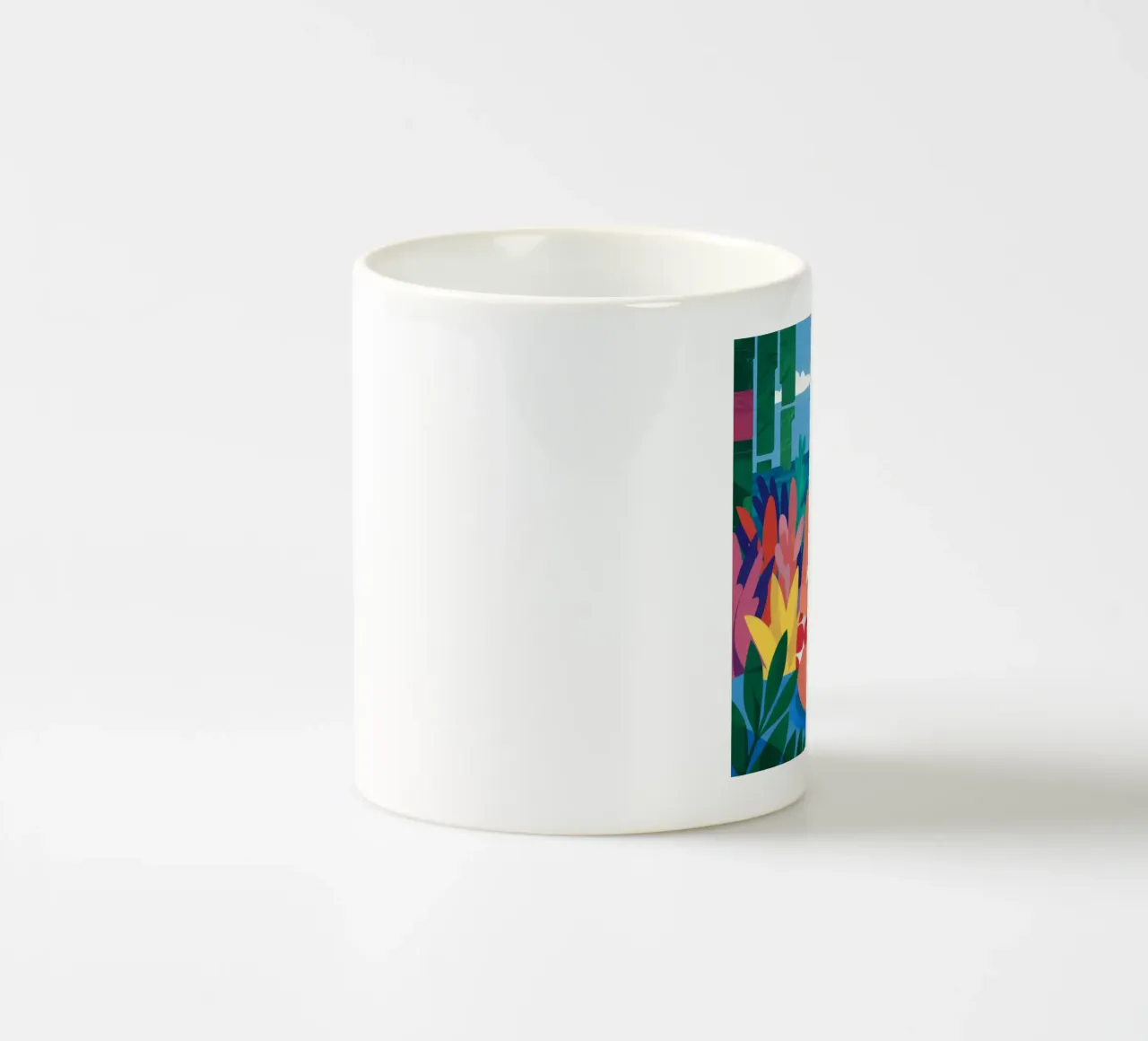 Riposo a strisce in riva al mare tazza in ceramica da Peak Delusion