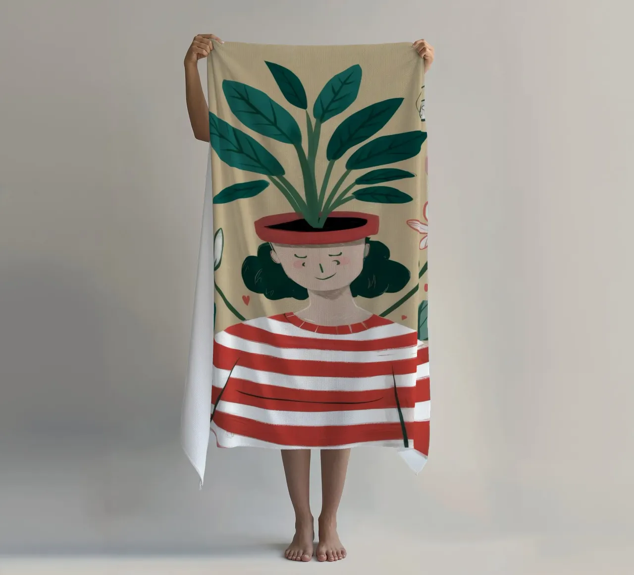 Cuore Pentola Testa telo mare da Peak Delusion