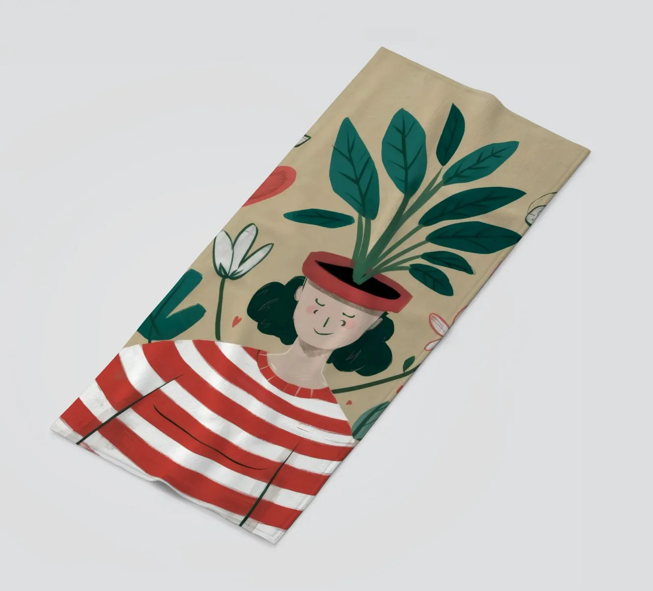 Cuore Pentola Testa telo mare da Peak Delusion