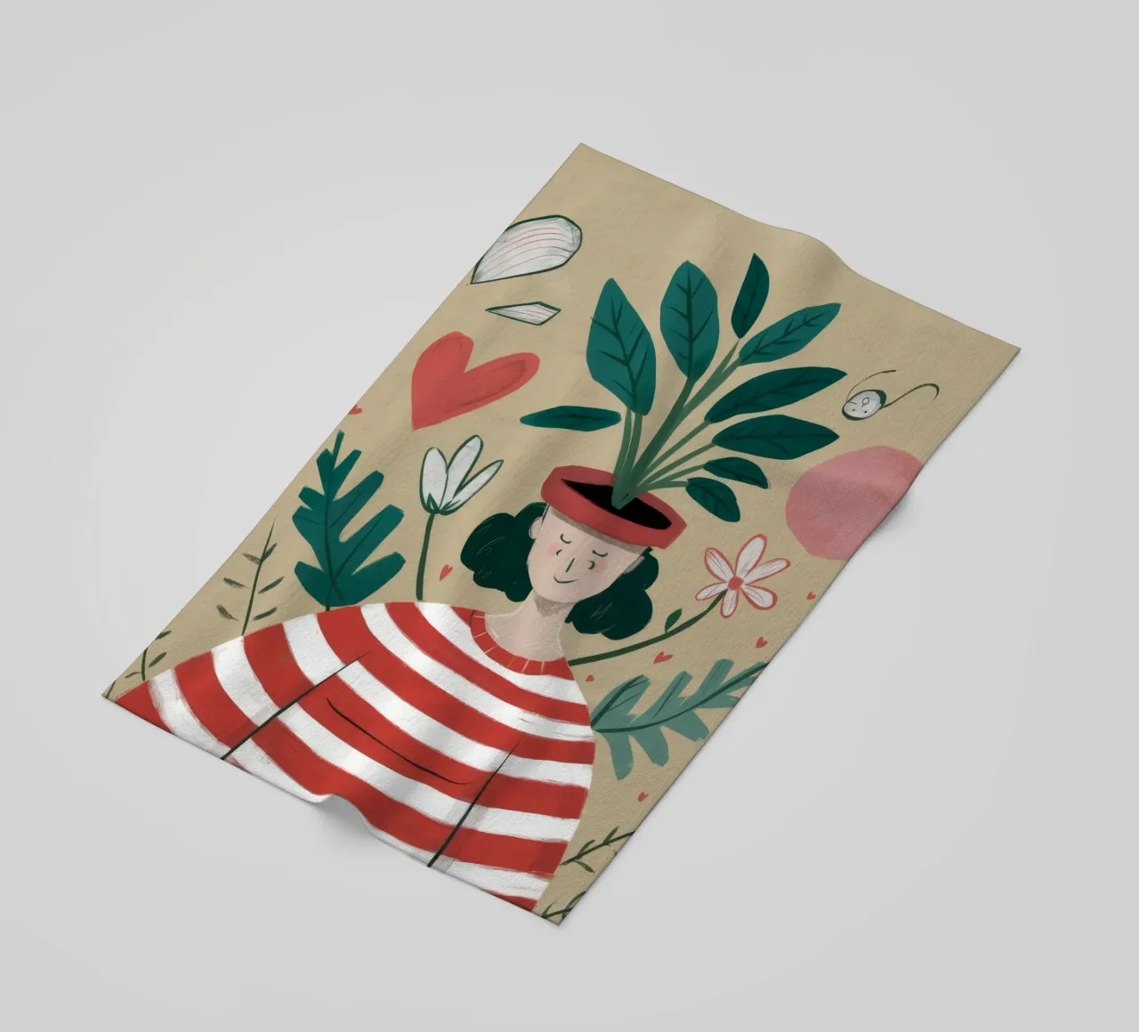 Cuore Pentola Testa telo mare da Peak Delusion