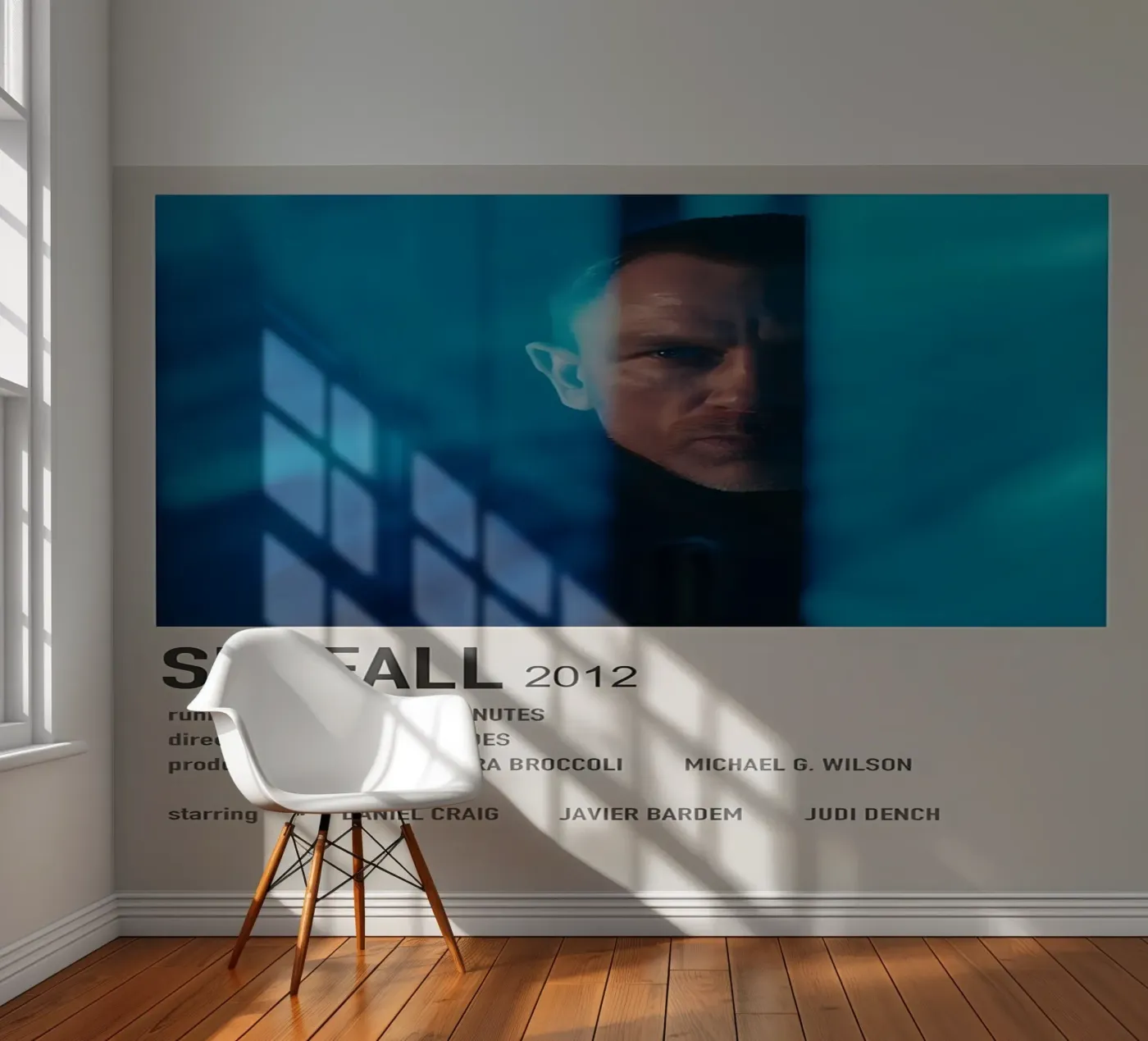 SKYFALL 2012 fotobehang van MVFminimalist
