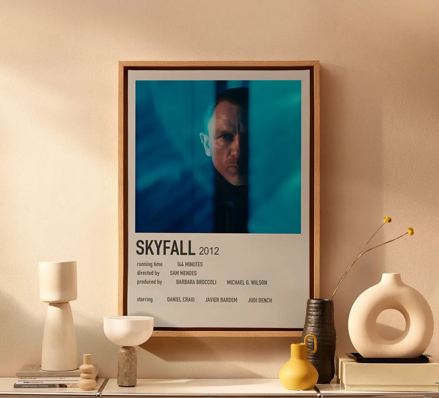 SKYFALL 2012 canvas van MVFminimalist