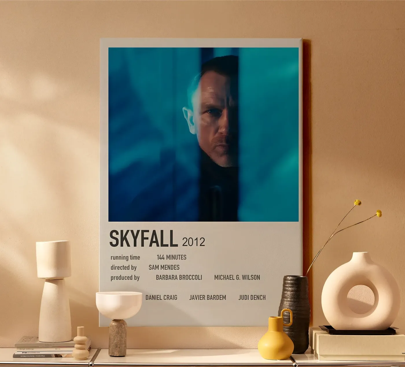 SKYFALL 2012 canvas van MVFminimalist