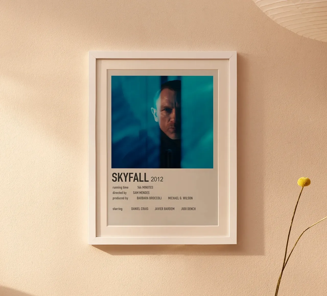 SKYFALL 2012 poster da MVFminimalist