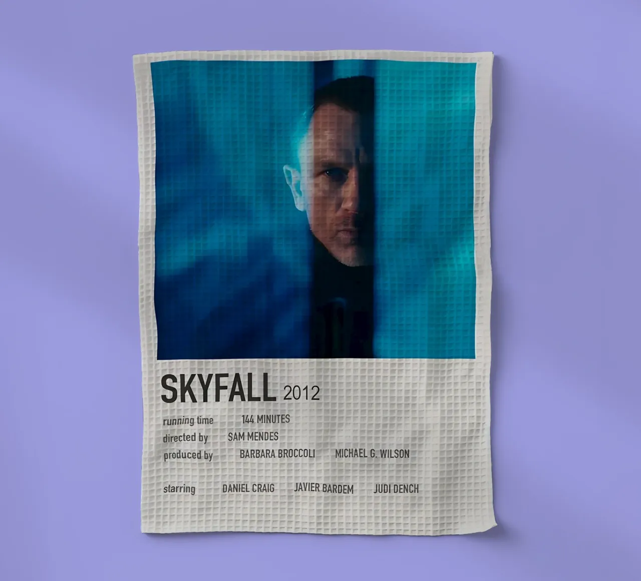 SKYFALL 2012 canovaccio da cucina da MVFminimalist