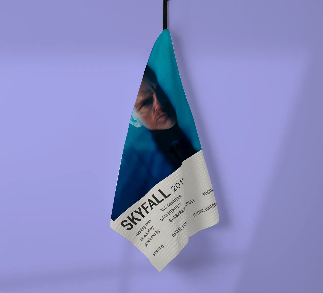 SKYFALL 2012 canovaccio da cucina da MVFminimalist