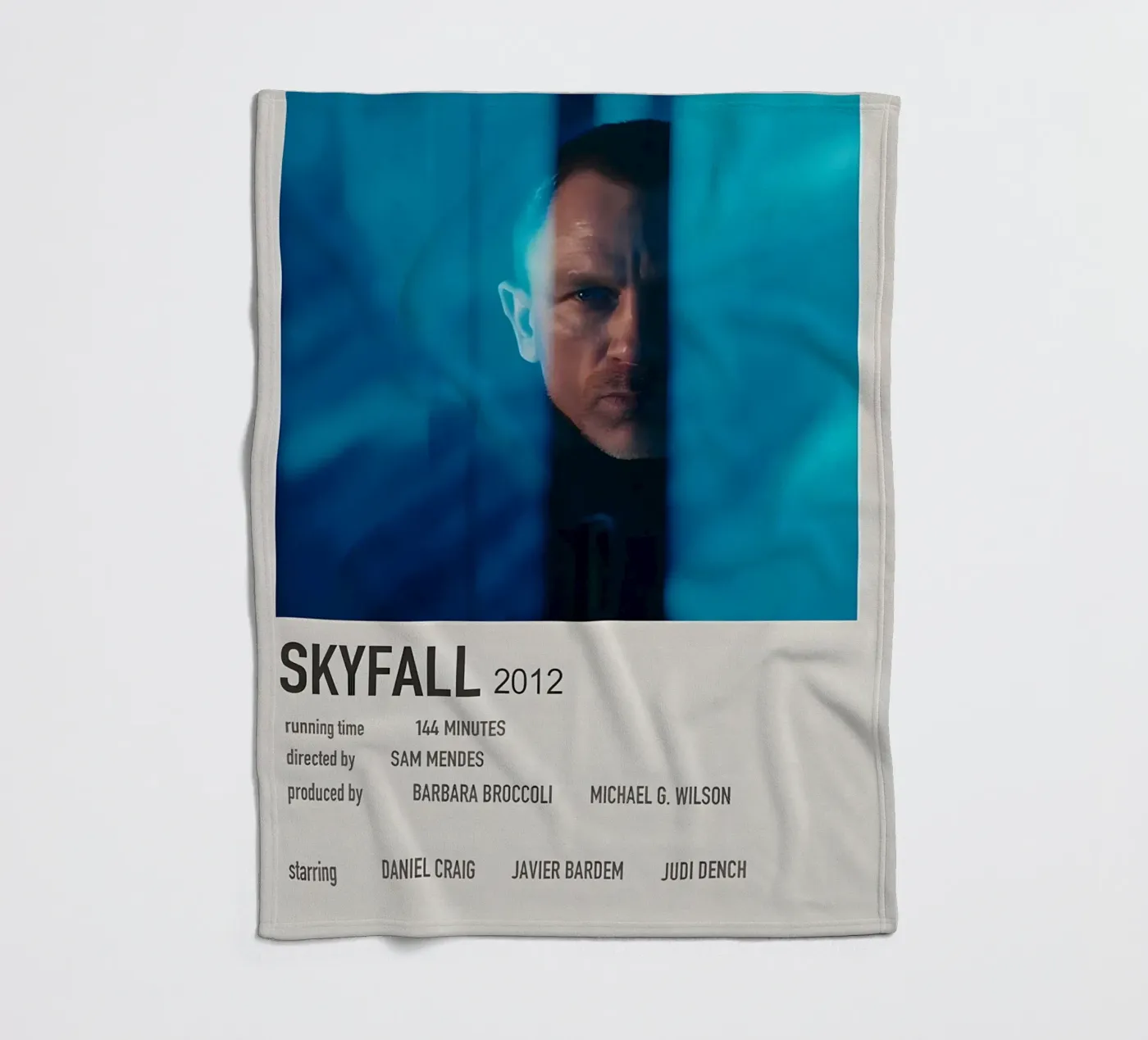 SKYFALL 2012 coperta in pile da MVFminimalist