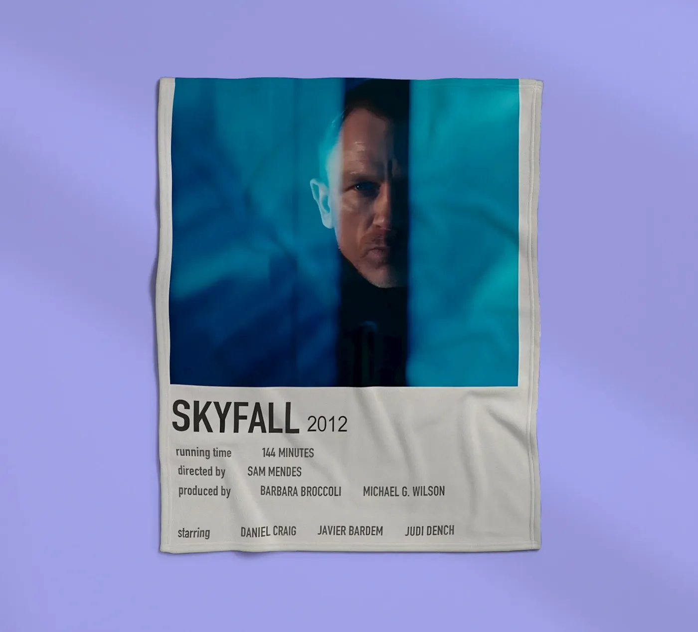 SKYFALL 2012 coperta in pile da MVFminimalist