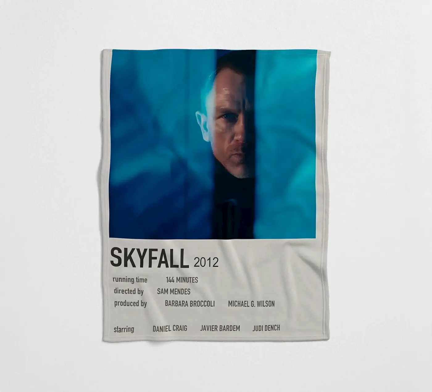 SKYFALL 2012 coperta in pile da MVFminimalist