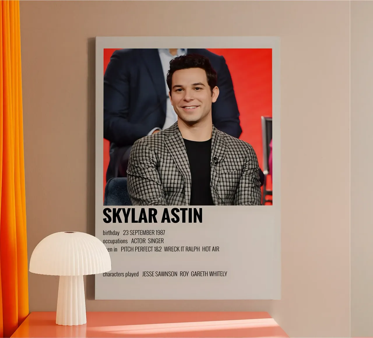 SKYLAR ASTIN canvas met Baklijst van MVFminimalist