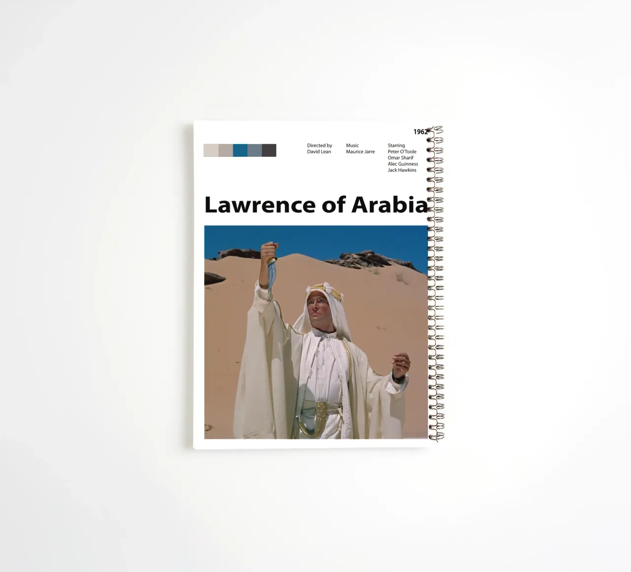 Lawrence of Arabia spiral notebook by 🎞 The Movie Wall