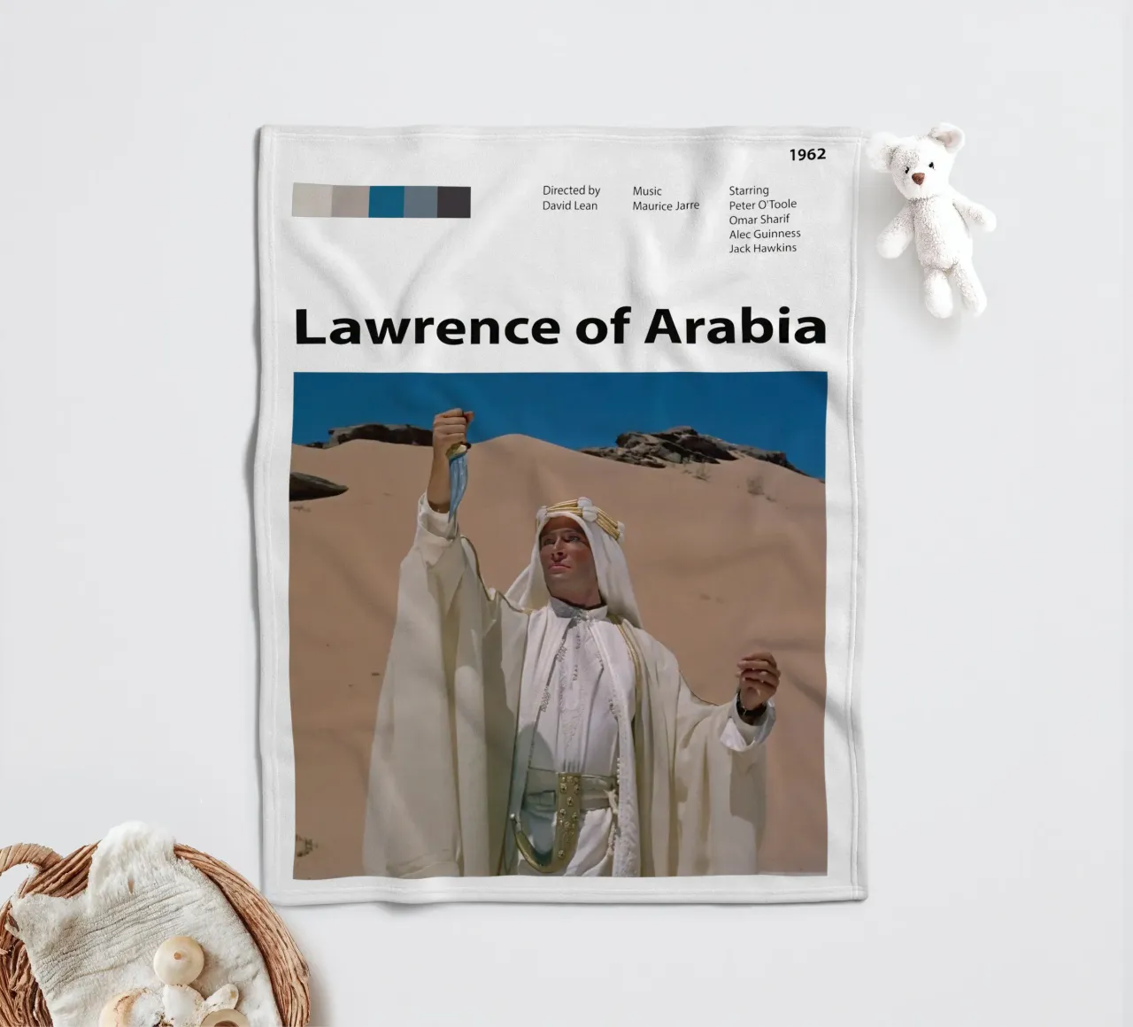 Lawrence von Arabien Fleecedecke von 🎞 The Movie Wall