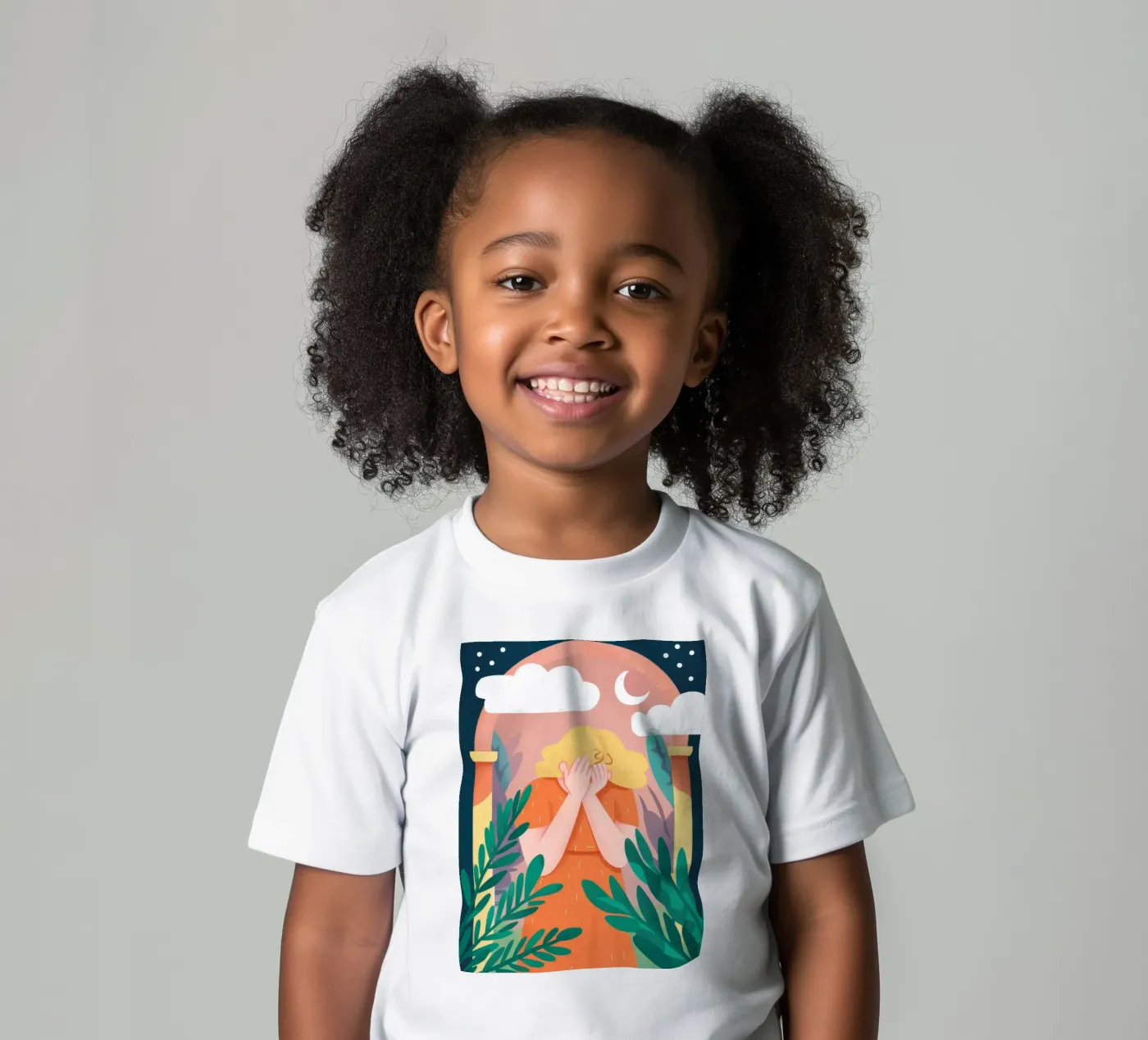 Arched Window Clouds kinder t-shirt van Peak Delusion
