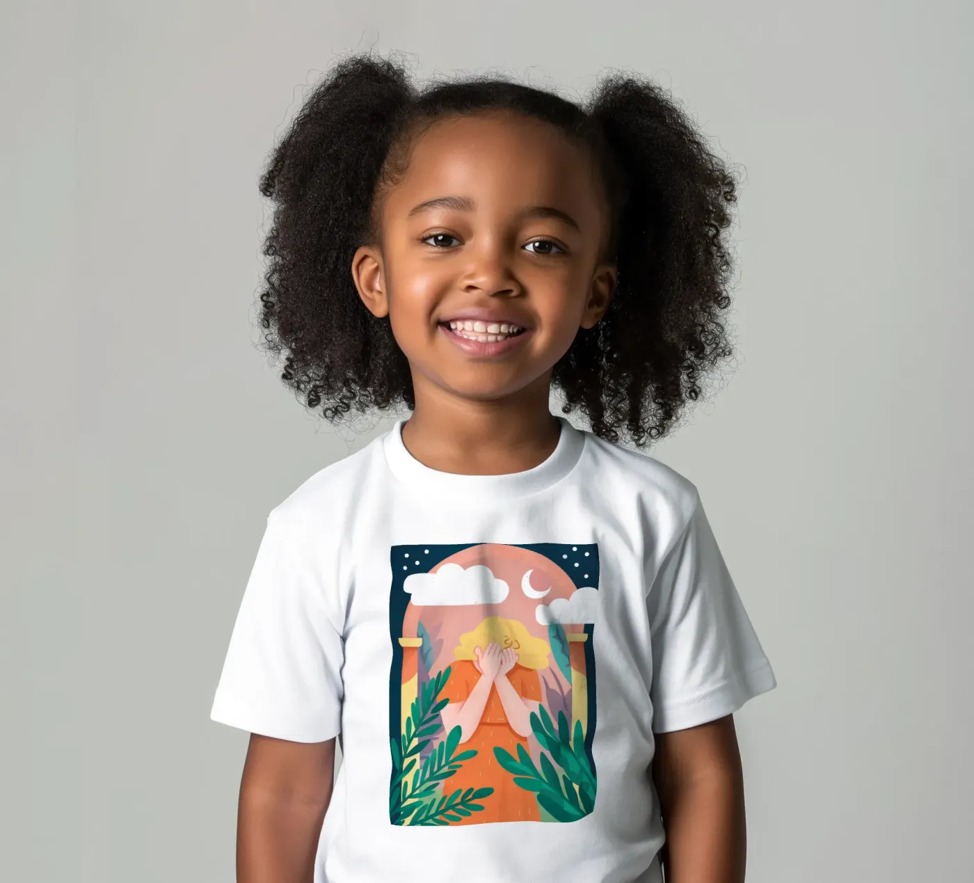 Arched Window Clouds kinder t-shirt van Peak Delusion