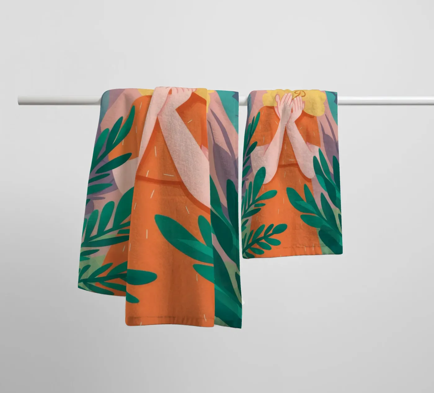 Arched Window Clouds towel by Peak Delusion