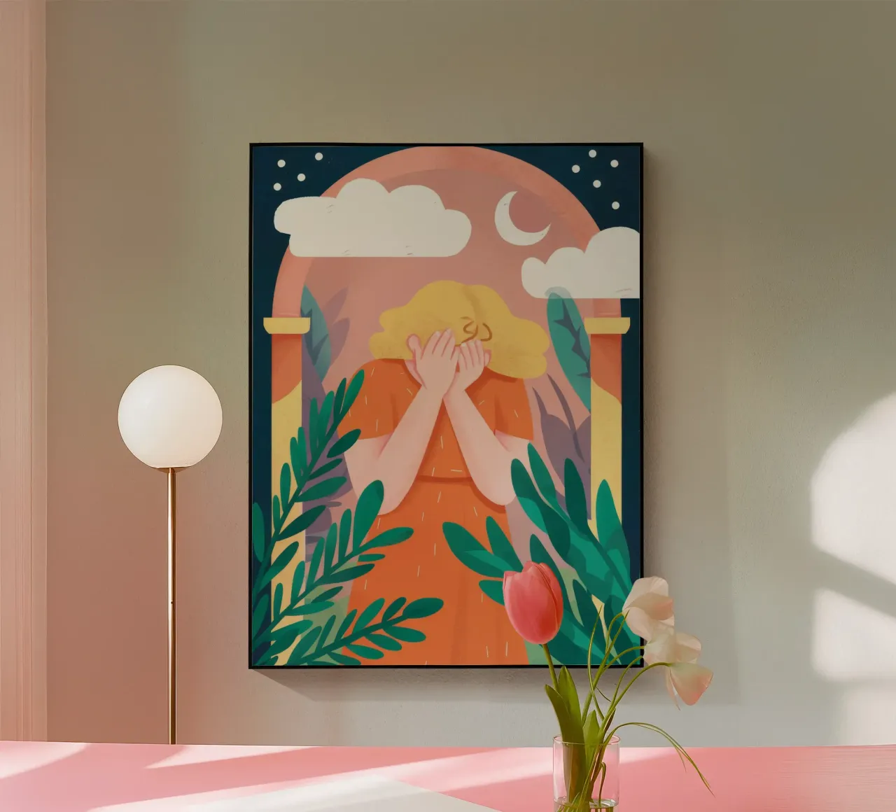 Arched Window Clouds plexiglass da Peak Delusion