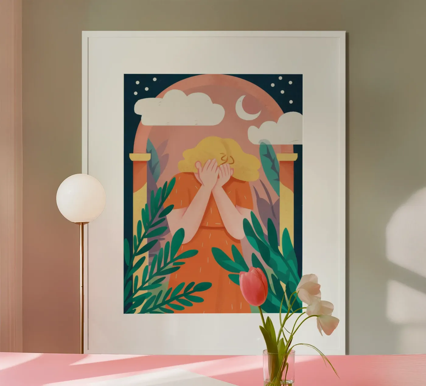 Arched Window Clouds poster da Peak Delusion