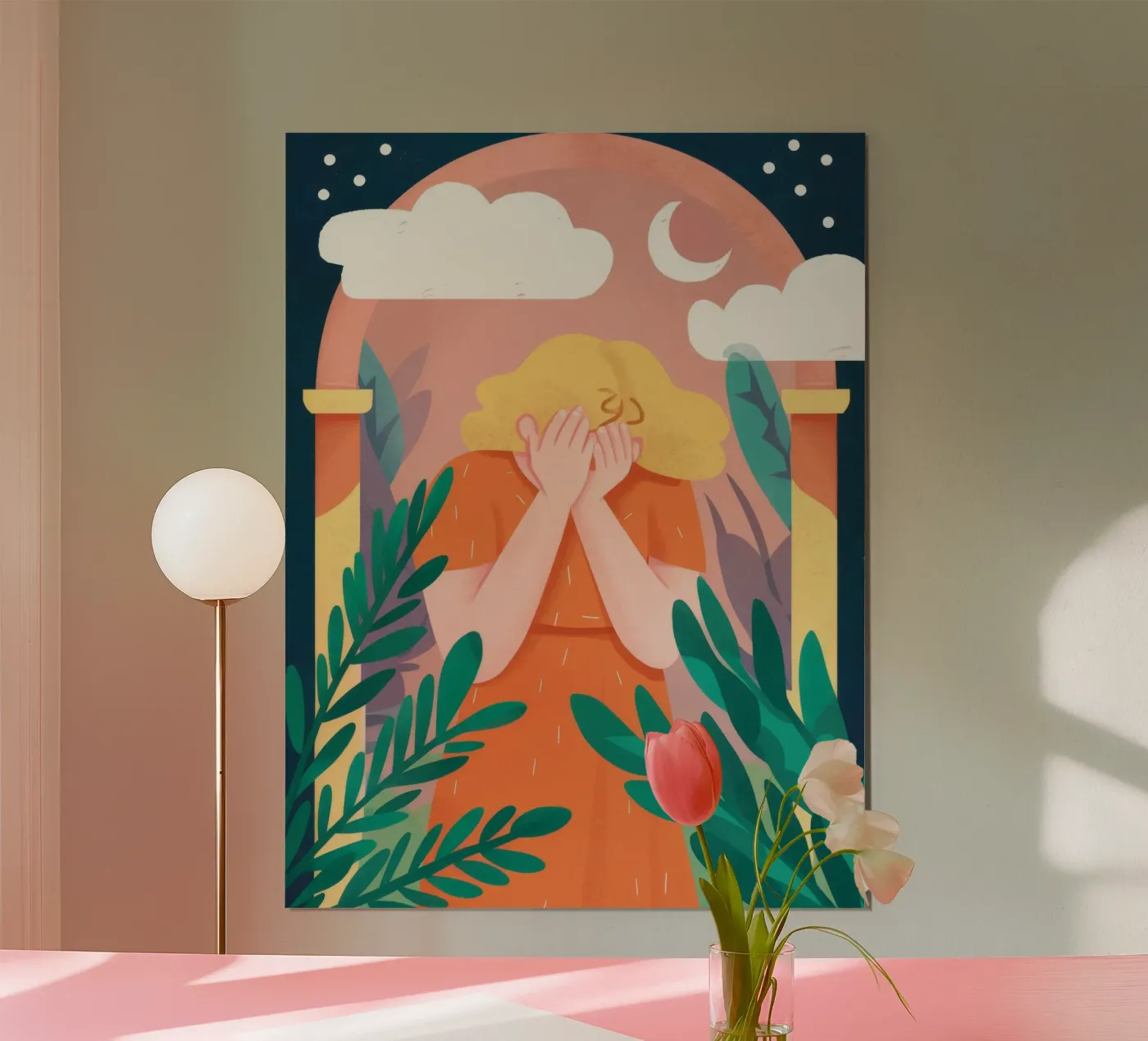 Arched Window Clouds poster da Peak Delusion