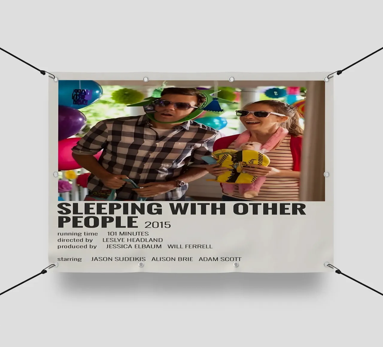 SLEEPING WITH OTHER PEOPLE 2015 PVC Plane von MVFminimalist