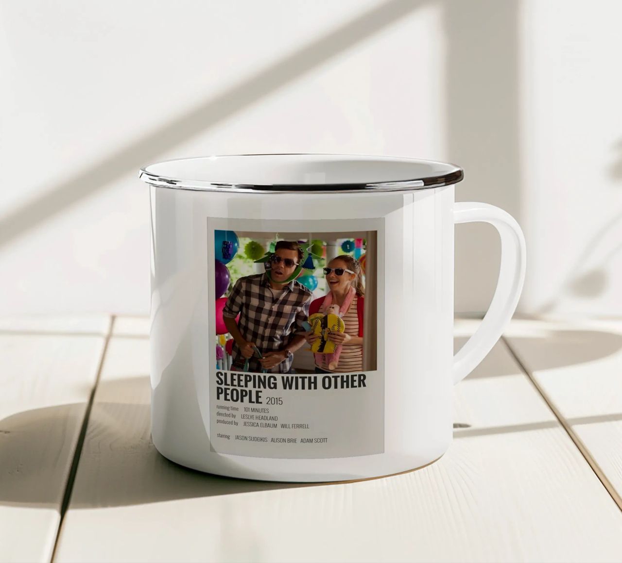 SLEEPING WITH OTHER PEOPLE 2015 tazza in smalto da MVFminimalist
