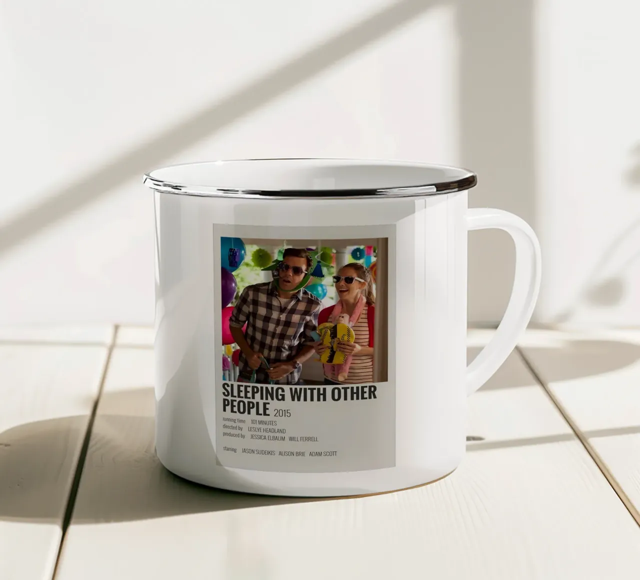 SLEEPING WITH OTHER PEOPLE 2015 tazza in smalto da MVFminimalist