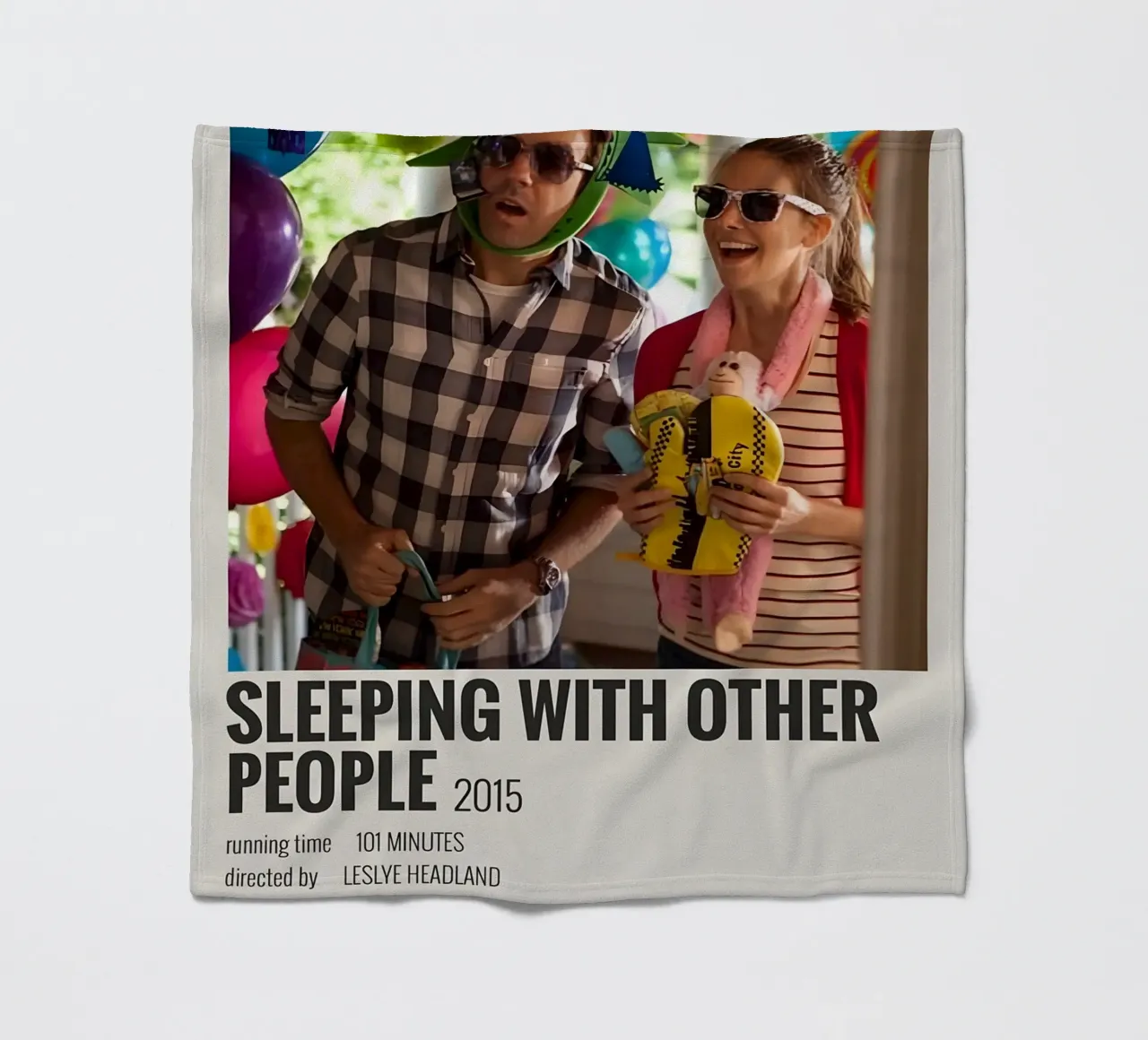 SLEEPING WITH OTHER PEOPLE 2015 Fleecedecke von MVFminimalist