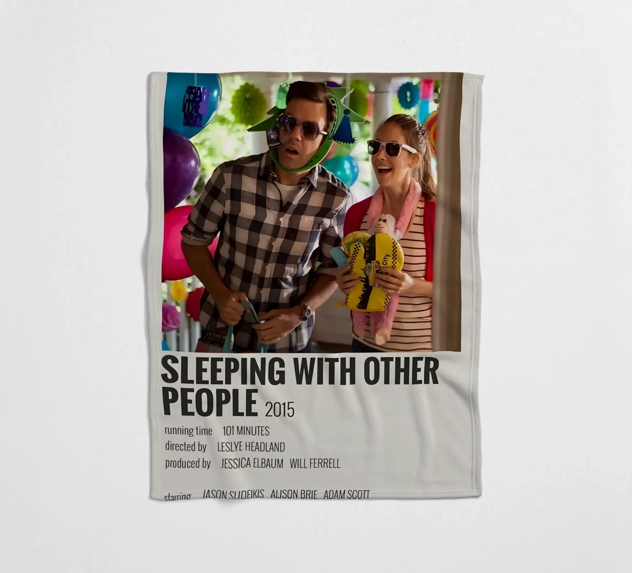 SLEEPING WITH OTHER PEOPLE 2015 Fleecedecke von MVFminimalist