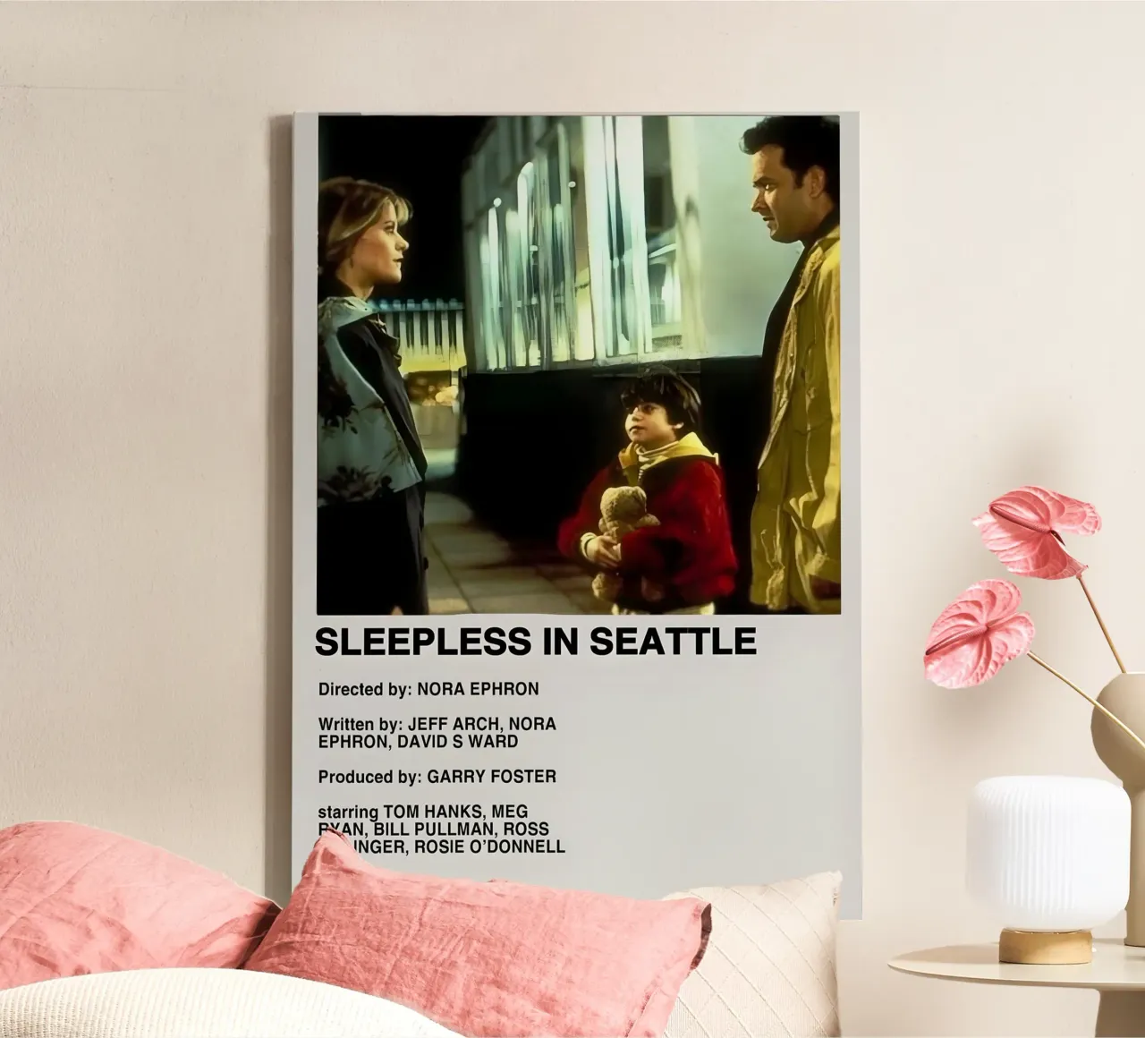 SLEEPLESS IN SEATTLE tela con Cornice a cassetta da MVFminimalist